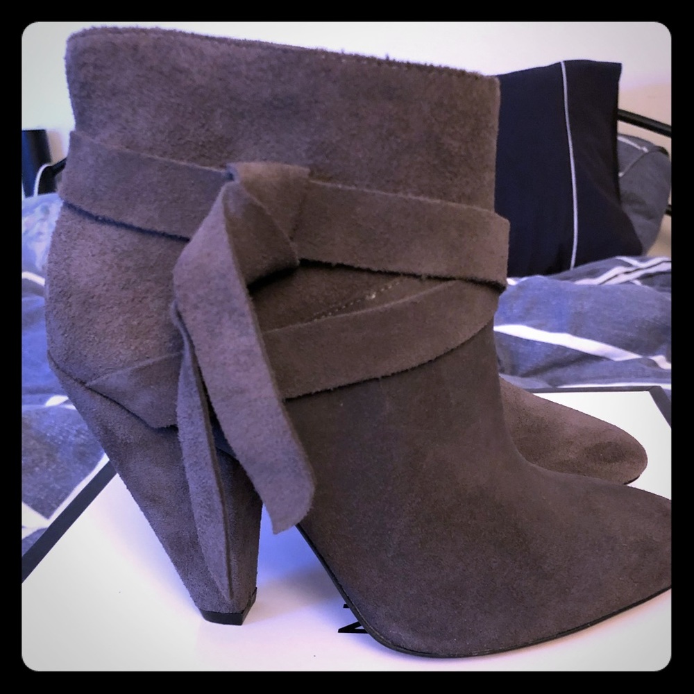 Nine West Dark Grey Booties